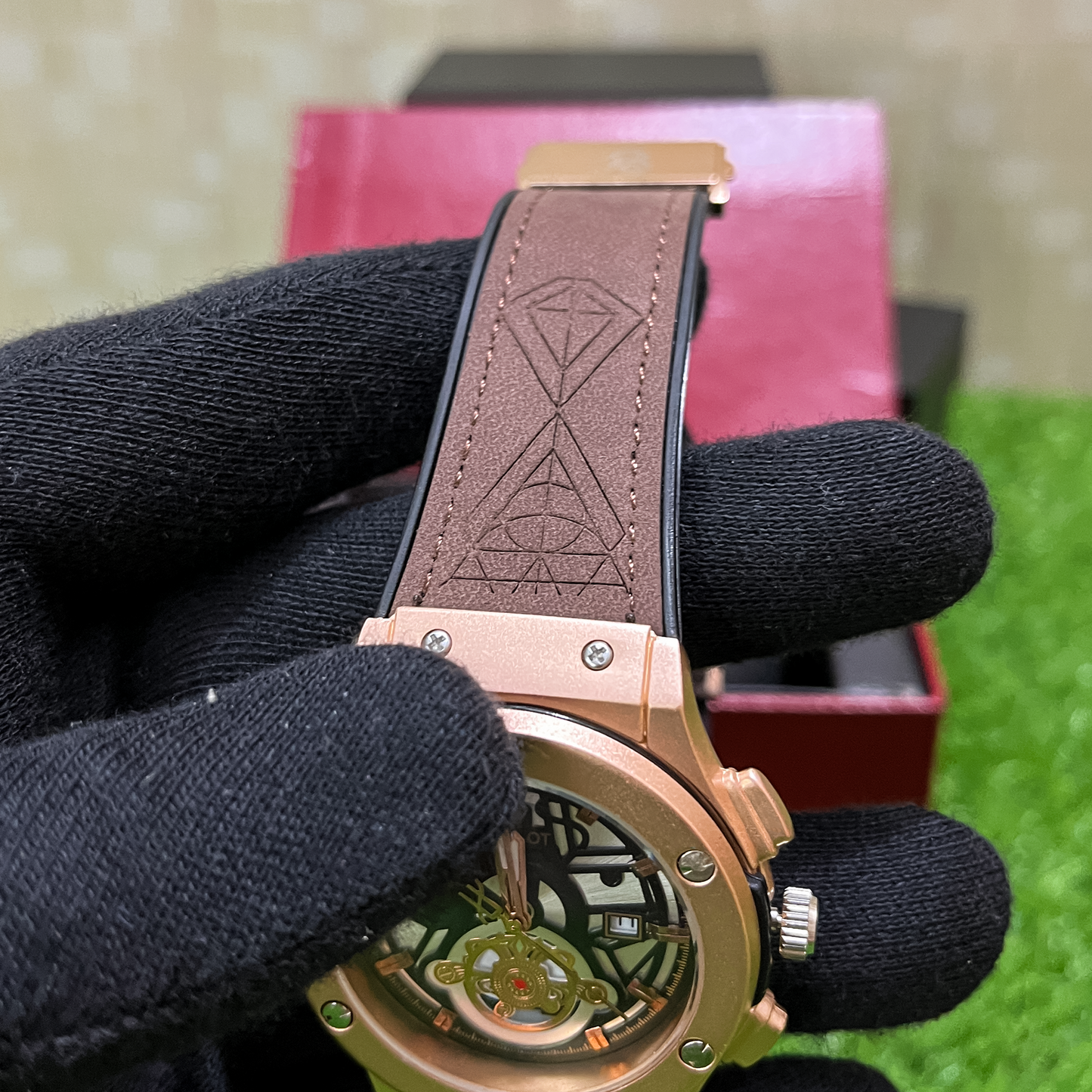 Phantom Skeleton Watch - Rose Gold