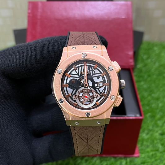 Phantom Skeleton Watch - Rose Gold